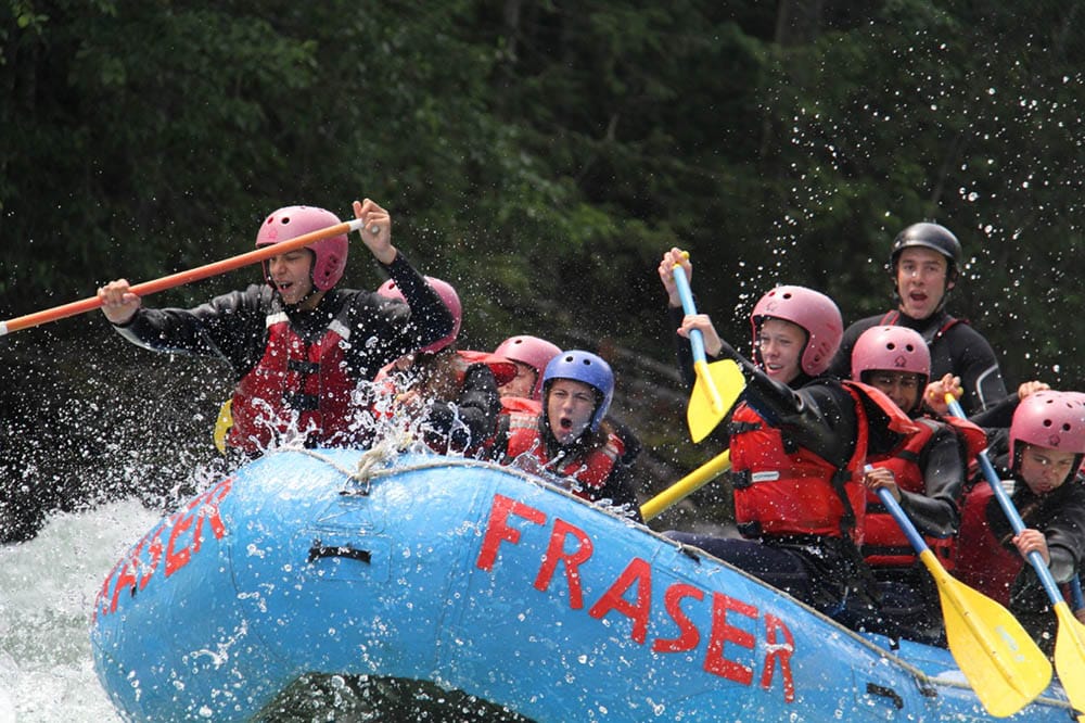 British Columbia Adventure Treks whitewater rafting