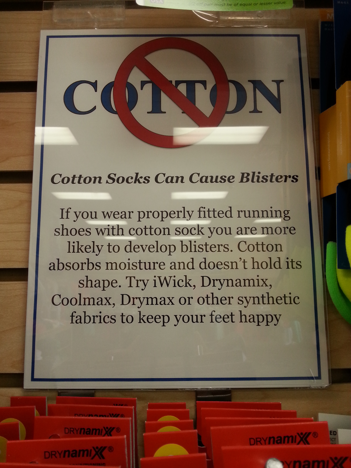 Cotton Sock sign